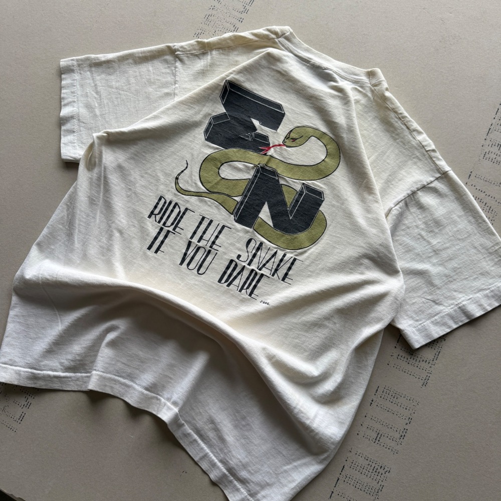 Vintage 90s INSANE Snake Sigma Nu Fraternity T-shirt